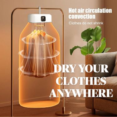 Portable Electric Cloth Dryer | Foldable Mini Automatic Drying Machine Cloth Dryer