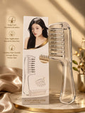 Hair oil applicator comb , Refillable scalp massager