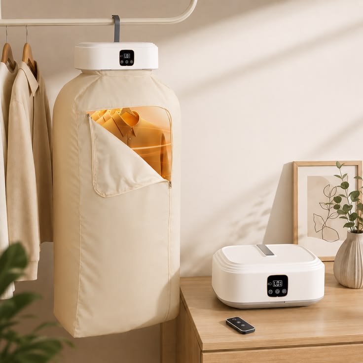 Portable Electric Cloth Dryer | Foldable Mini Automatic Drying Machine Cloth Dryer