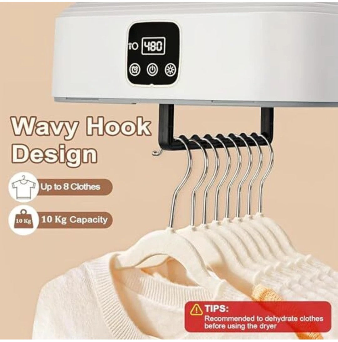 Portable Electric Cloth Dryer | Foldable Mini Automatic Drying Machine Cloth Dryer