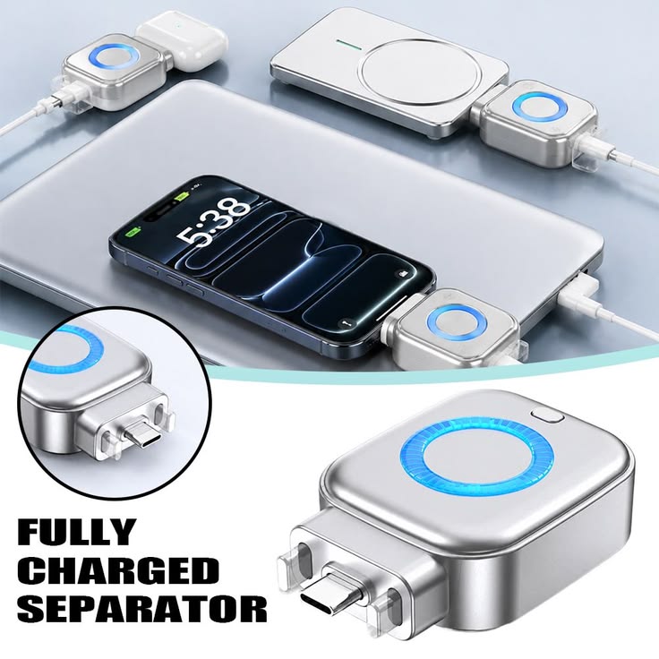 Adaptive Fast Charging Single Port Mobile Detachable Charger